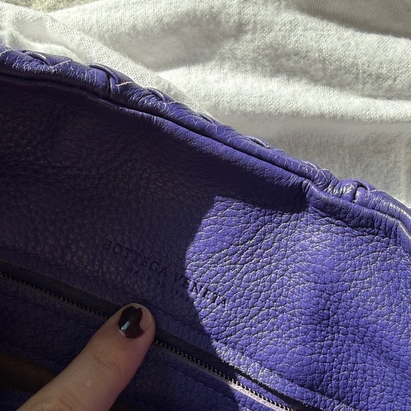 Bottega Veneta Purple Leather Bag - Picture 11 of 11